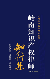 岭南知识产权律师知行集 202007 广州市律师协会编 pdf版